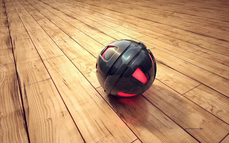 ball, plastic, d, black, 2K, 3d and abstract, sphere, red
