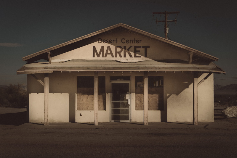sign, joshua tree, 4K, facade, buildings, day, general store, communication, city, landscape, no people, wood, desert, old, exterior, yucca valley, desert center