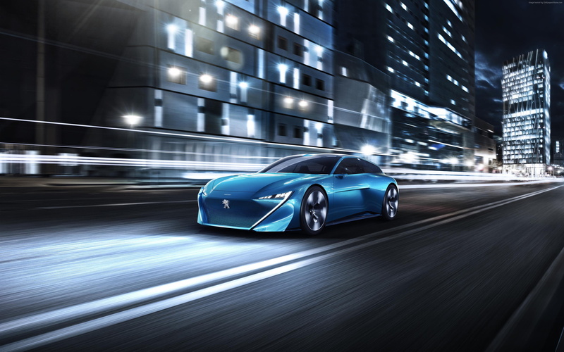 self driving car, Peugeot Instinct, 4K, Geneva Auto Show 2017