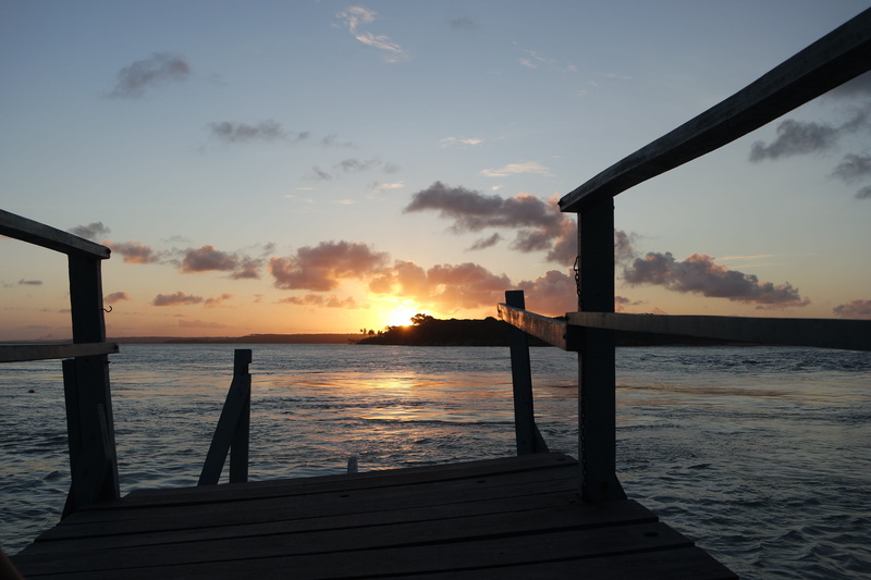 built structure, tranquility, end of afternoon, sunset, sky, wooden post, idyllic, scenics - nature, tourism, architecture, ocean, by sunsets, beira mar