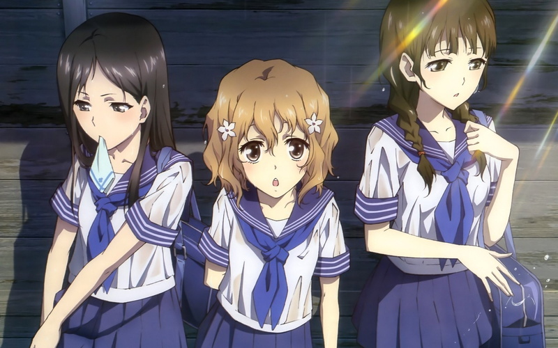 Hanasaku Iroha, Anime, Nako Oshimizu, Ohana Matsumae, Minko Tsurugi, 1080P