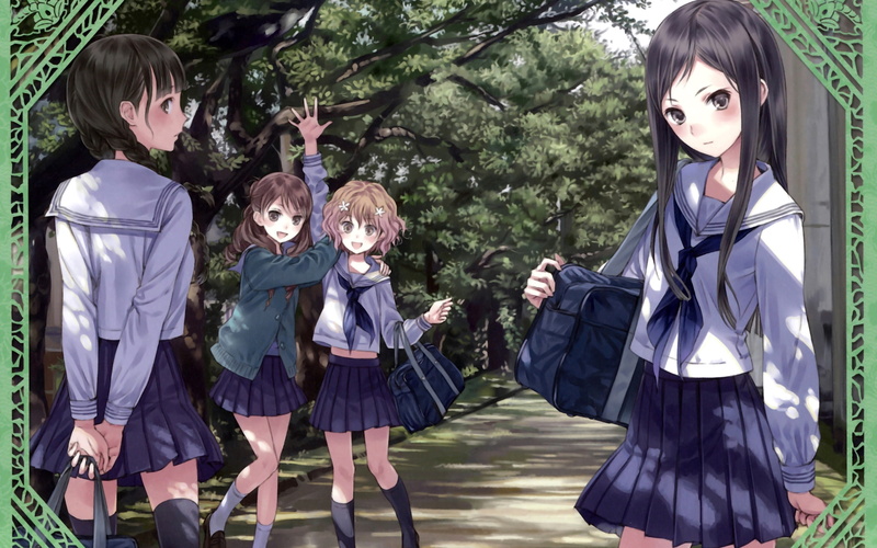oshimizu, seifuku, tsurugi, hanasaku, minko, mel, 2K, matsumae, ohana, iroha, kishida, yuina, wakura, nako