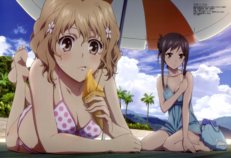 Anime, 1080P, Minko Tsurugi, Ohana Matsumae, Hanasaku Iroha