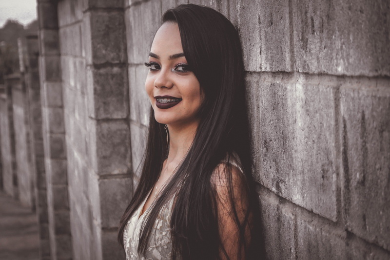 5K, beautiful woman, girl, headshot, beauty, real people, outdoors, young women, woman, female, braces, lifestyles, looking, young adult, portrait, built structure