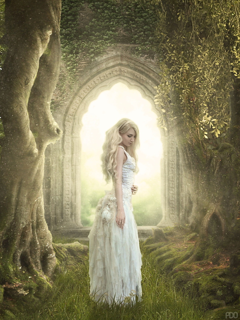 women, dress, 500px, model, fantasy girl, blonde, 1080P, Priscilla DO, fantasy art