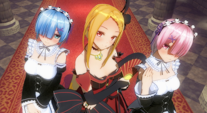 Priscilla Barielle, 1080P, Ram (Re:ZERO), Re:ZERO -Starting Life in Another World-, Anime, Rem (Re:ZERO)