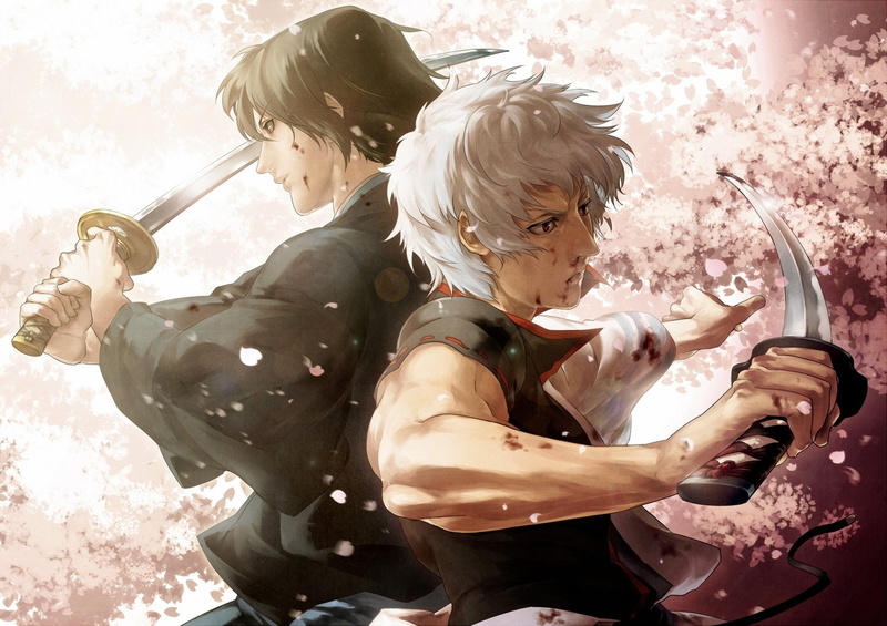 katsura, warriors, gin, gintama, gintoki, battles, 1080P, tama, guys, sakata, kotarou, sabre, anime