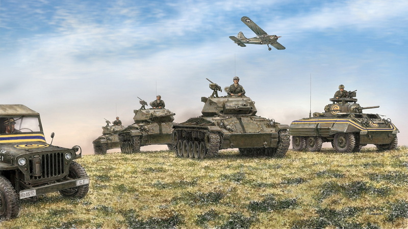 war, nature, fields, scott, tanks, hd, greyhound, military, chaffee, art, m, 1080P, x, aircraft