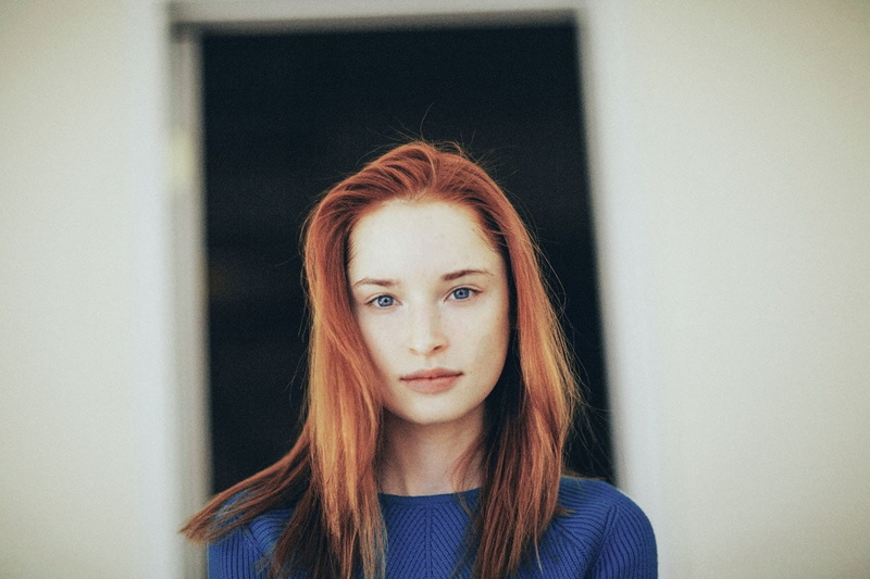 pale, young women, lifestyles, hairstyle, teenager, serious, redhead, beautiful woman, looking at viewer, hair, headshot, 480P, young adult, women, one person
