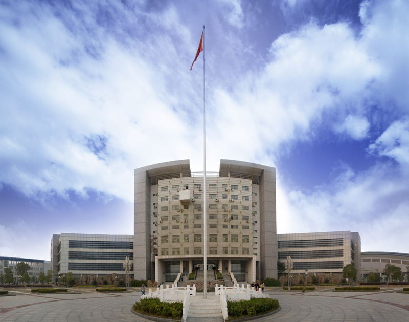 no people, blue, cloud - sky, flag, blue sky, famous Place, outdoors, travel, uSA, architecture, sunlight, jiangxi university of finance and economics