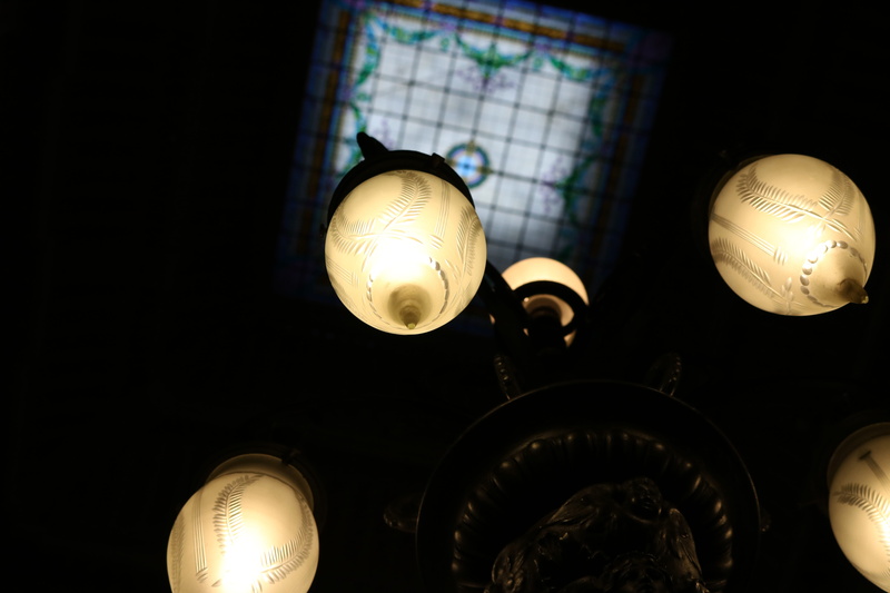 technology, no people, night, pendant light, electric lamp, electric light, illuminated, retro, urban, luminaire, ceiling, low angle view, classic, indoors