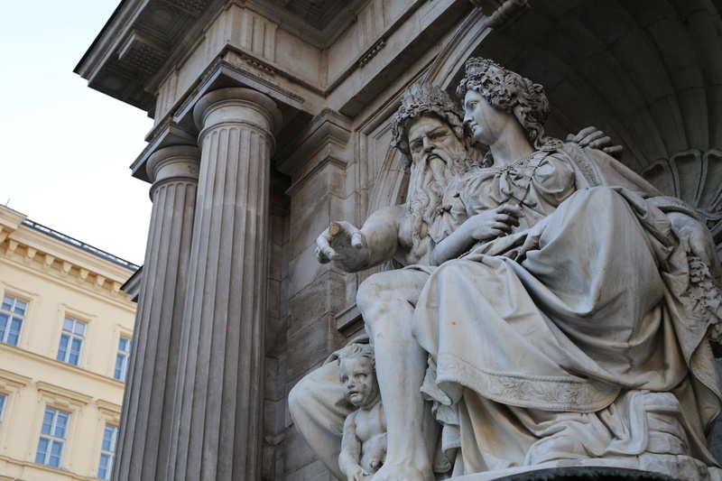 built structure, wien, street, old, austria, wiener, history, culture, cityscape, human representation, craft, representation, male likeness, capital, architecture