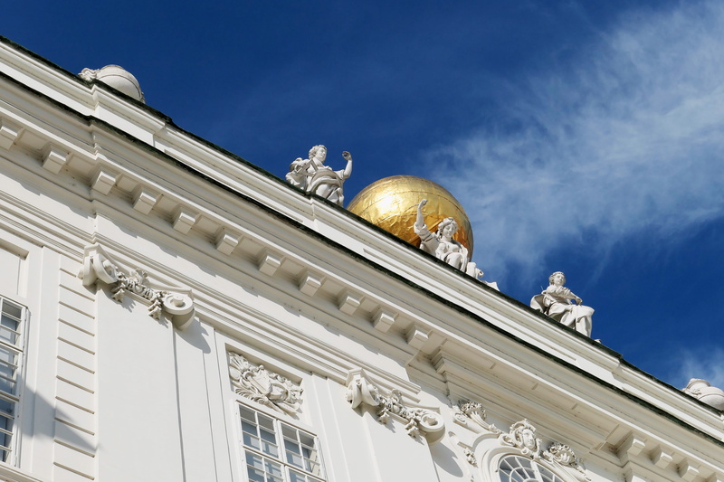 vienna, day, hofburg imperial palace, austria, travel destinations, gold colored, classical style, metropolis, building, history, the past, nature, architectural column
