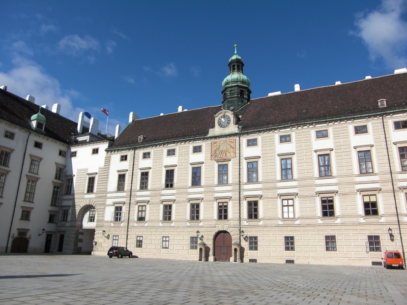 day, austria, sky, sunlight, building, 1080P, vienna, no people, window, outdoors, architecture, old, the past, built structure, travel, history, low angle view
