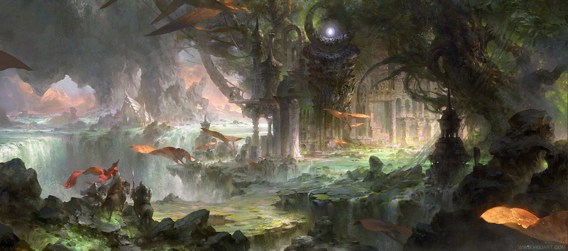 guangjian-huang-the-ancient-city, original, artstation, fantasy, beautiful, 1080P