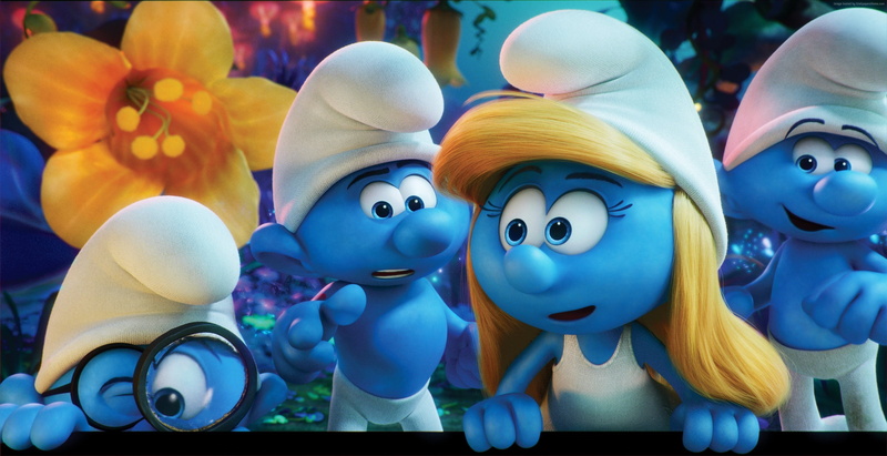 4K, Best Animation Movies of 2017, Get Smurfy, blue