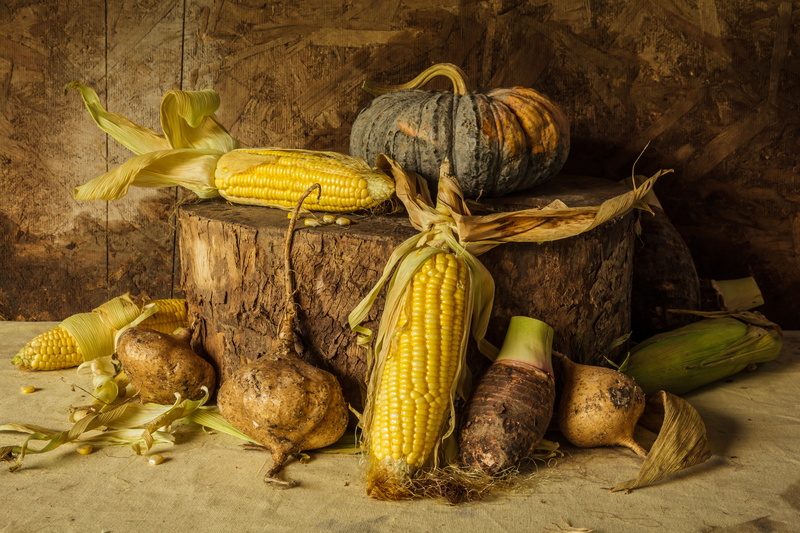 banana, food and drink, plant part, autumn, wellbeing, still life, wood - material, close-up, 5K, healthy eating, raw food, table, day, yellow, harvest
