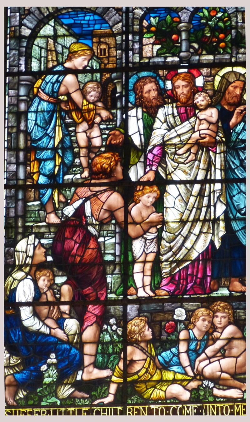 child, human representation, stained glass, blessing, creativity, 2K, church, church window, jesus, day, women, christian, religion, childhood, representation