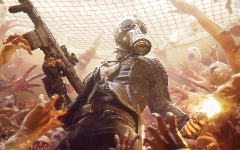 zombies, Killing Floor 2, video game art, 1080P, video games, gun, digital art, assault rifle