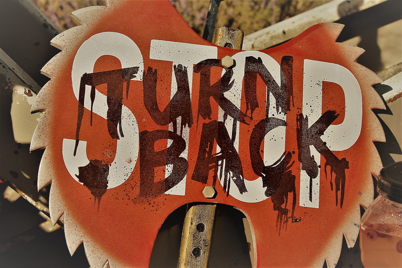 number, undead, creepy, close-up, stop, signage, halloween decor, close, zombie, red, evil, spooky, no people, walking dead, nightmare, dead, apocalypse