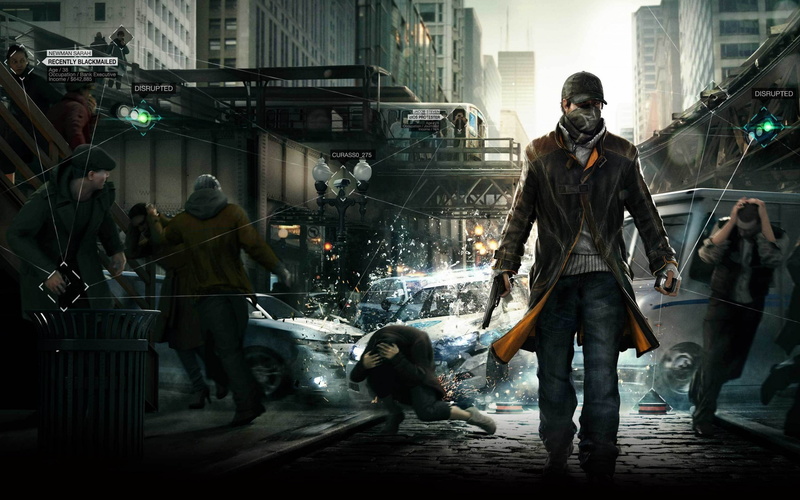 gun, video games, digital art, Watch_Dogs, 2K