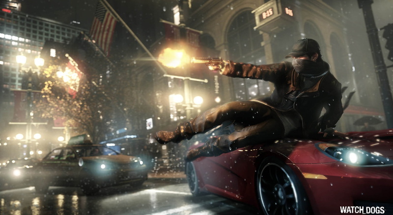 watch, hd, motion, car, city life, video game, night, sport, land vehicle, shootings, real people, architecture, people, illuminated, WATCH_DOGS, Watch Dogs