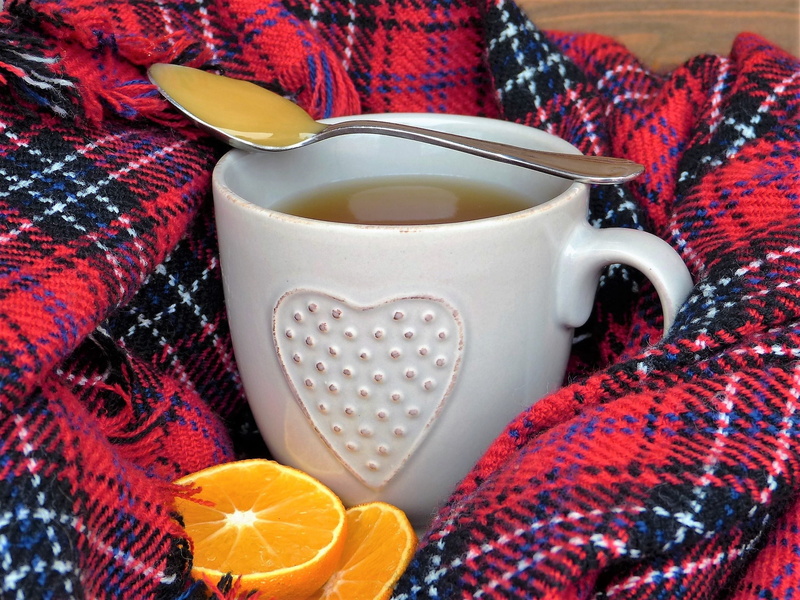 white, steel, top, tea, red, hot drink, snuggle, spoon, get well soon, 1080P, indoors, freshness, heat, beside, cup, bless you, healthy eating, tee, orange