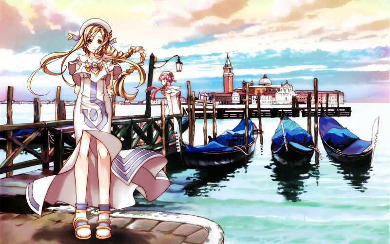 florence, manga, alicia, 1080P, akari, aria, mizunashi