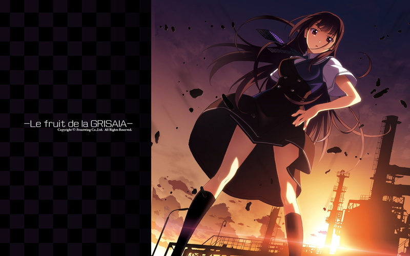 1080P, grisaia no kajitsu anime anime girls visual novel school uniform sakaki yumiko