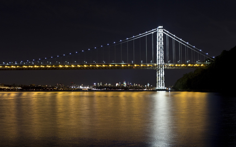 no people, nature, sky, cities, city, bridge, waterfront, outdoors, suspension bridge, 2K, bridge - man made structure, travel destinations