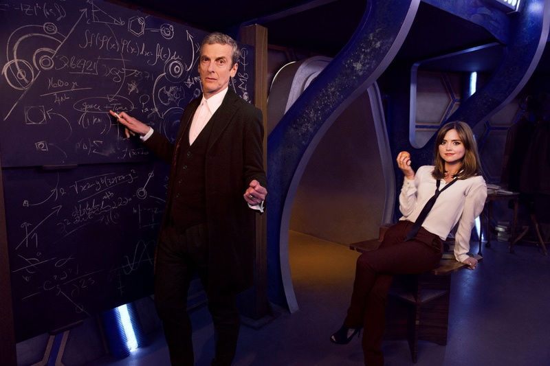 series, tardis, people, nightlife, front view, women, 1080P, sci, standing, adult, two people, young women, men, clothing, young adult, business, three quarter length