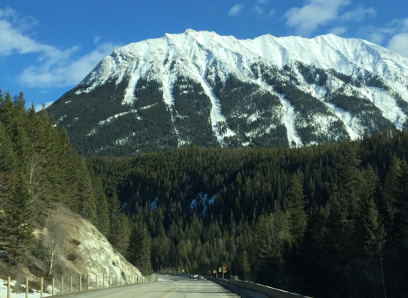 beauty in nature, tranquil scene, day, mountaintop, road, cold, scenic, sky, tree, winter, tranquility, landscape, outdoors, cold temperature, mountain range