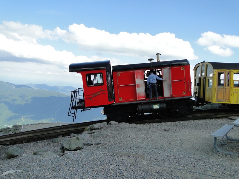 transportation, tourism, white mountains, no people, cog, new england, cloud - sky, mode of transportation, mountaintop, attraction, public transportation