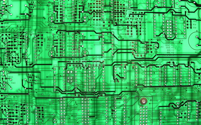 1920x1200, circuit board, board, circuit, green, 1080P, computers