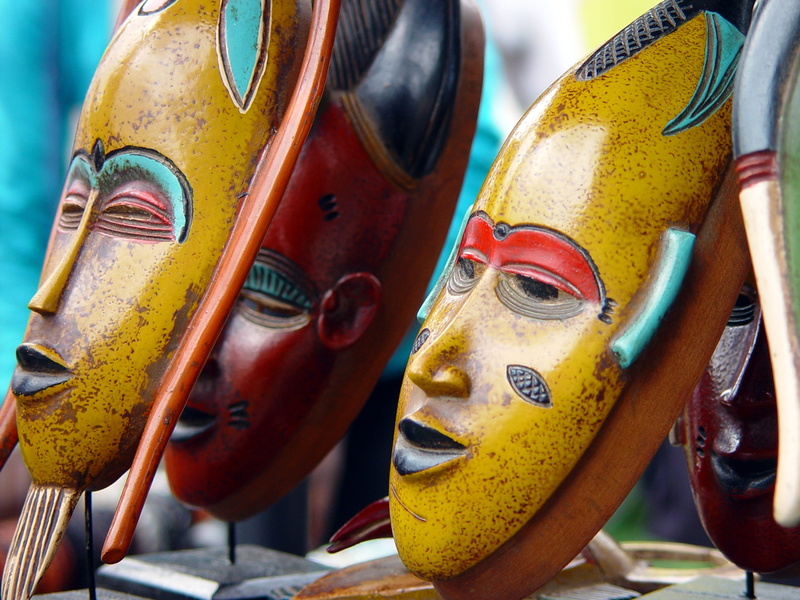 arts And Entertainment, multi colored, Culture, human Face, amusement park, statue, sculpture, venice - Italy, cultures, human representation, representation