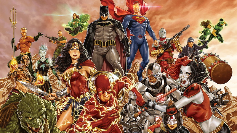 1080P, Flash, DC Comics, Batman, Harley Quinn, Superman, Aquaman, Wonder Woman, Cyborg (DC Comics), Comics