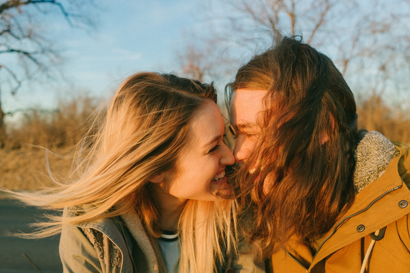 women, two people, young adult, tree, woman, nature, happiness, jacket, feamle, outdoors, young women, sunset, couple, headshot, long hair, trees, love