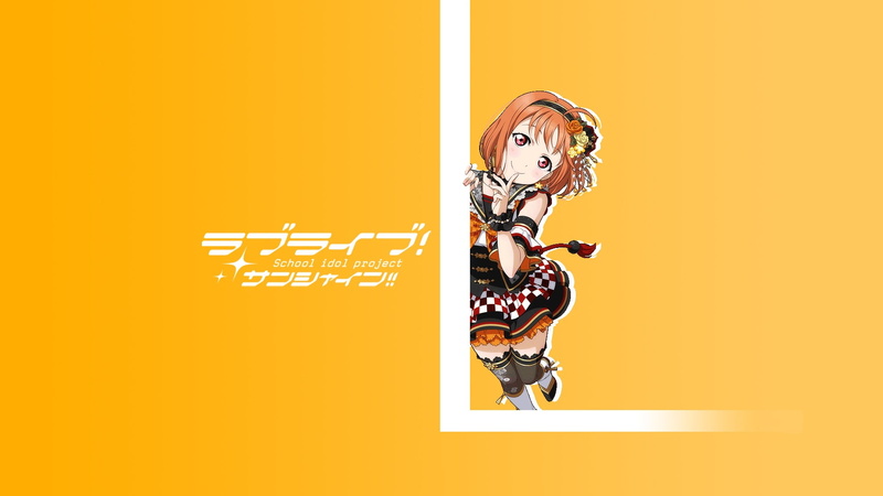 adult, Love Live! Sunshine, child, yellow, women, creativity, happiness, young adult, blond hair, yellow background, colored background, childhood, 1080P