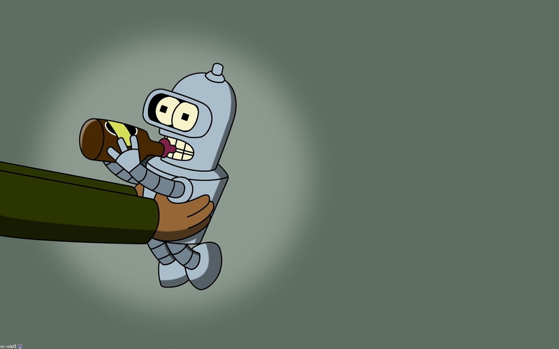 conrad, hermes, bender, baby, futurama, 1080P