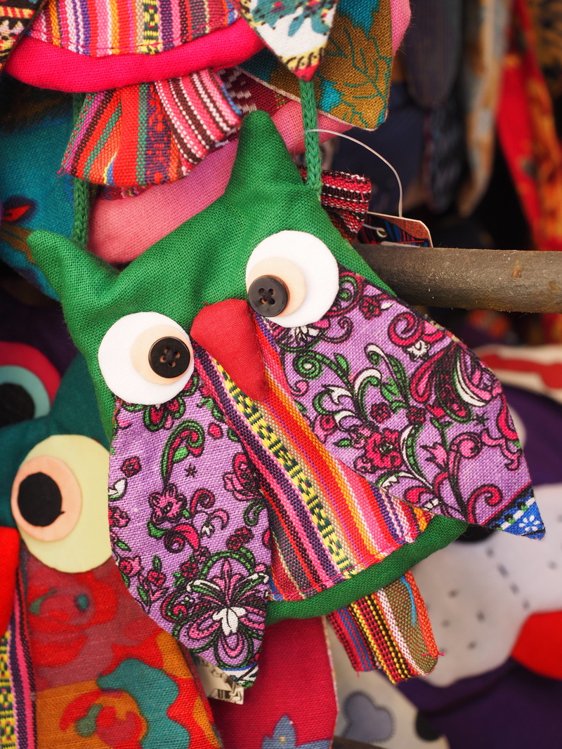 doll, pattern, 4K, owl, bird, market, colorful, floral pattern, creativity, art and craft, close-up, still life, large group of objects, retail display