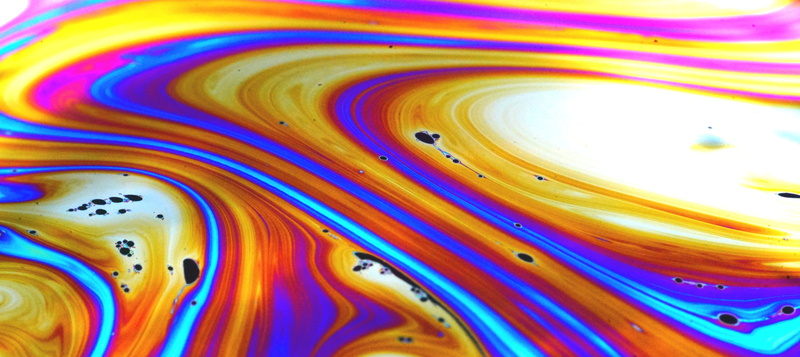 multi colored, quartz, flowing, no people, soap bubble, 5K, pattern, reflection, motion, vitality, paint, water, indoors, full frame, iridescent, abstract