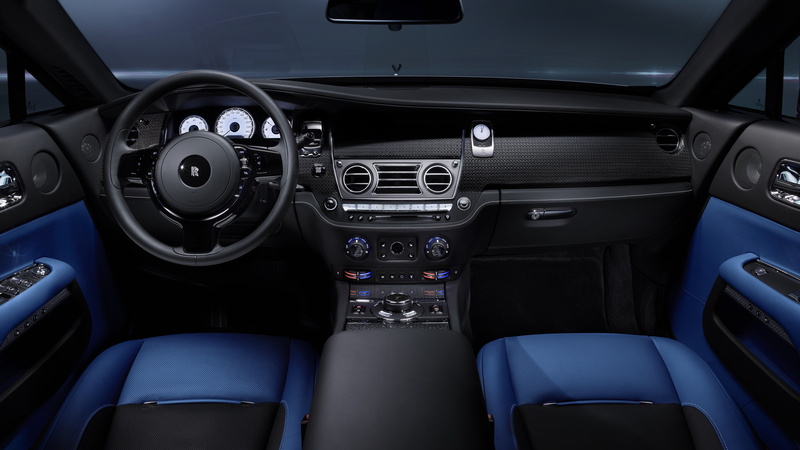 car, Geneva Auto Show 2016, Rolls-Royce Wraith " Black Badge", interior, luxury cars, seat, cover, blue, 8K, leather