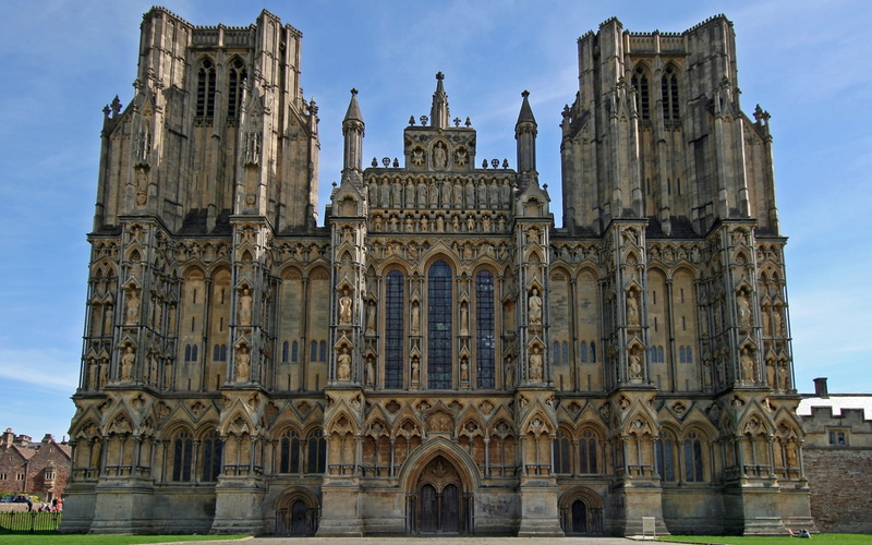 Cathedrals, 1080P, Wells Cathedral