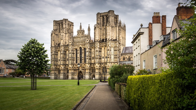 Wells Cathedral, Cathedrals, 1080P