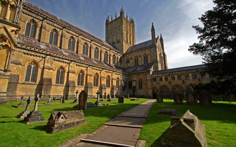 Cathedrals, Wells Cathedral, 1080P