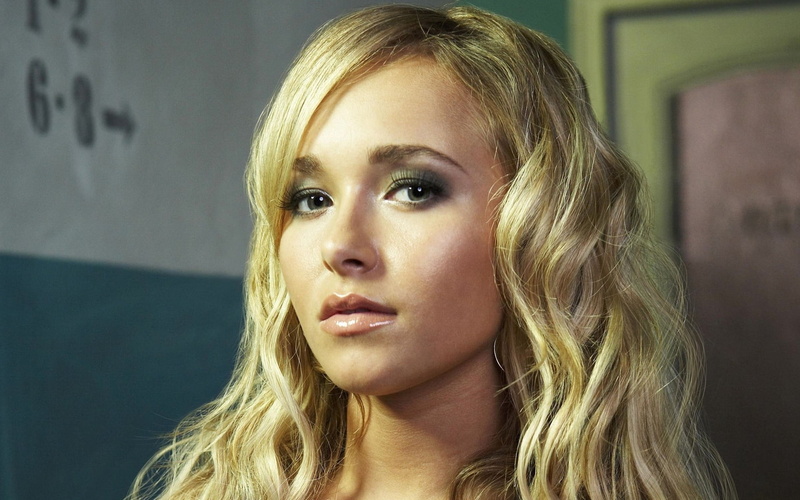 1080P, beautiful woman, beauty, young women, hairstyle, looking at camera, human face, looking, portrait, blond hair, Hayden Panettiere, actress, indoors