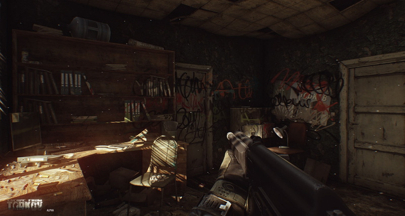 ruined, indoors, dirty, abandoned, dirt, escape from tarkov war game first person shooter video games, deterioration, industry, messy, old, architecture