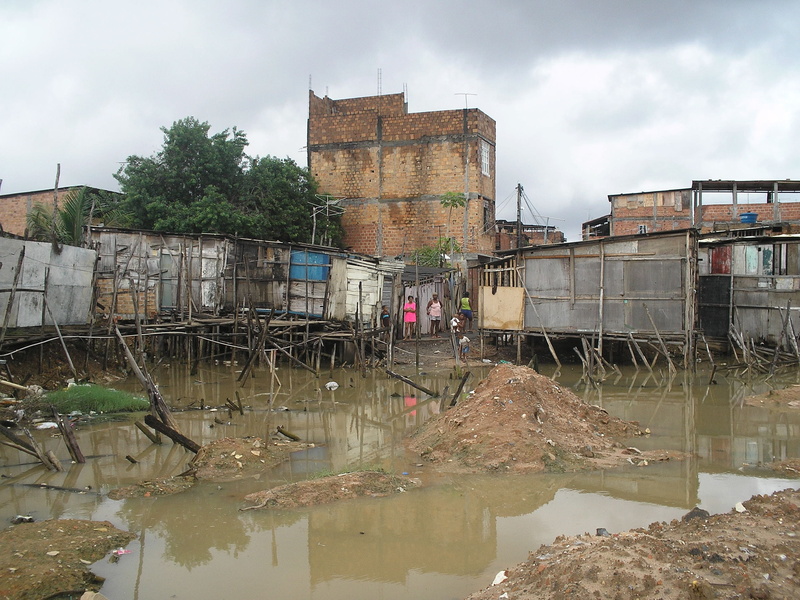 waterfront, connection, reflection, architecture, river, no people, poor, damaged, bridge, hovel, cloud - sky, puddle, building, sky, water, ruined, built structure