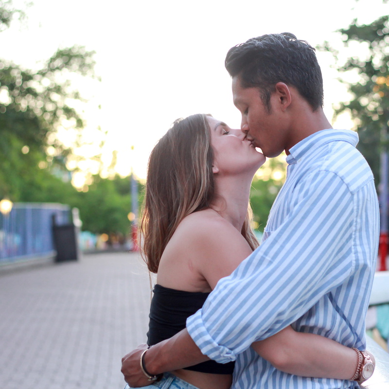 young adult, vaughan, romantic, memories, couple - relationship, side view, 2K, outdoors, emotion, cute, hair, positive emotion, two people, togetherness