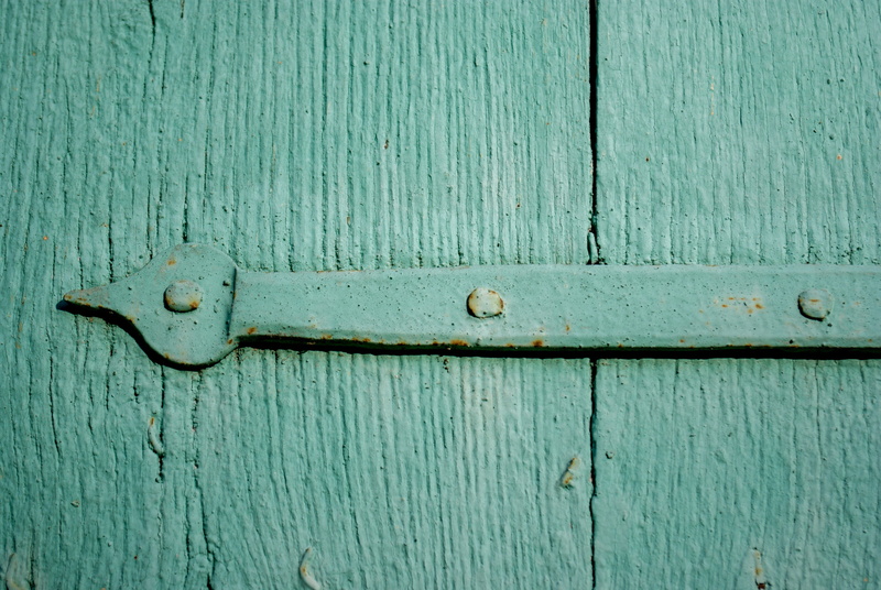 turquoise colored, rough, rusty, protection, backgrounds, full frame, texture, security, close-up, 4K, lock, wood - material, pattern, outdoors, textured